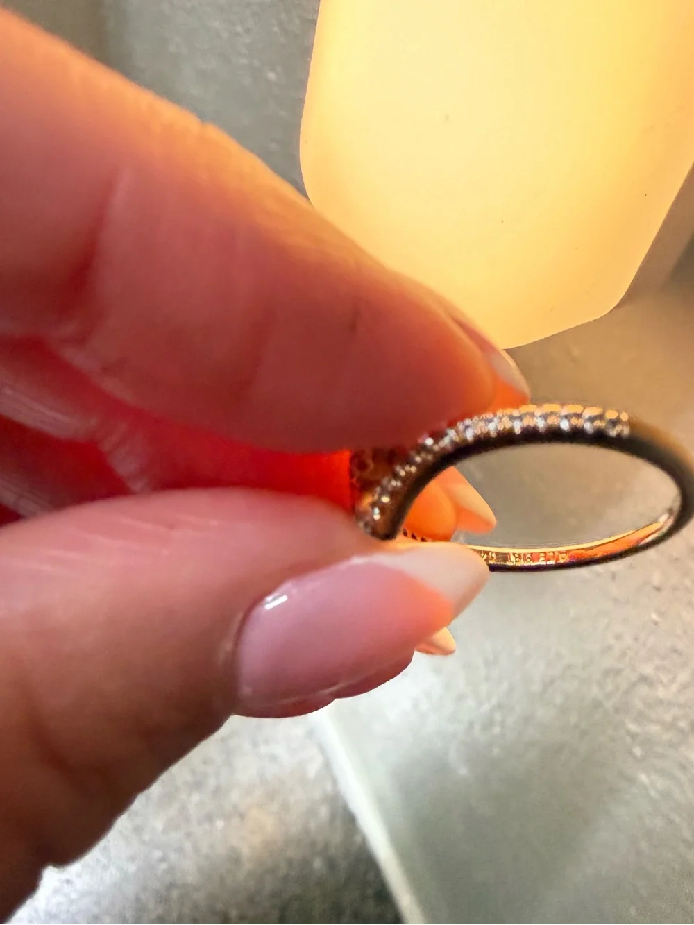 Gold Moon & Heart Pavé Ring - Women Jewelry